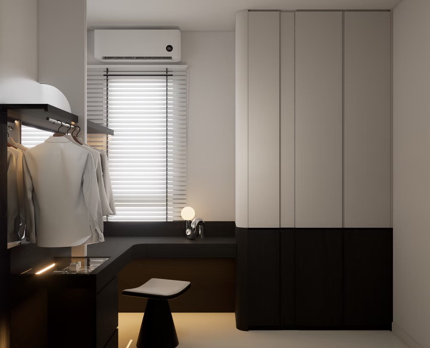 Dressing area
